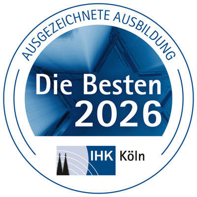 Ausgezeichnete Ausbildung – Die Besten 2026 – IHK Köln